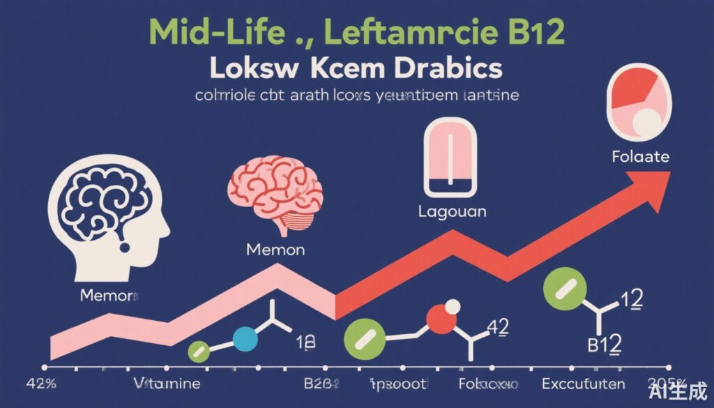 Higher Vitamin B12 from Mid- to Late Life Is Associated with Slower Cognitive Decline: Evidence and Implications