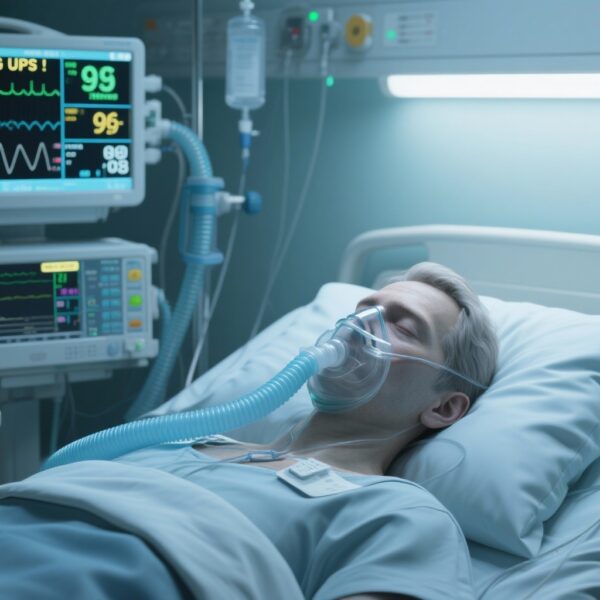 连续静脉镇静在早期急性低氧性呼吸衰竭中产生新型EEG‘上行波’——对监测和预后的影响