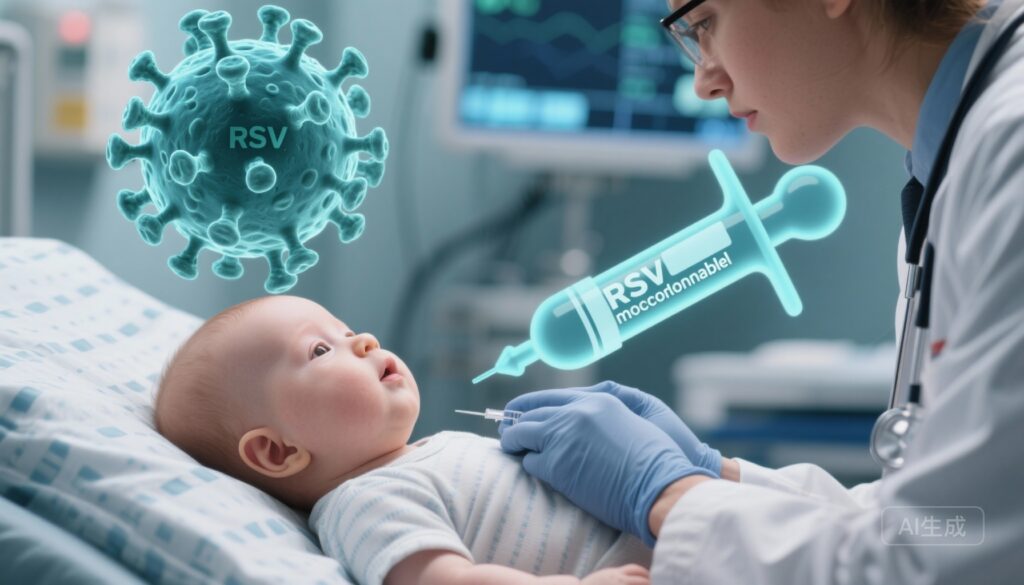 Nirsevimab、乳児のRSV気管支炎リスクを半減 — 新興RSV-B変異にもかかわらず高い有効性が持続