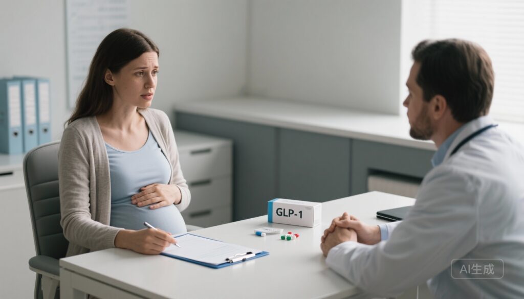 Increased Gestational Weight Gain and Adverse Pregnancy Outcomes After Stopping GLP‑1 Receptor Agonists Prior to or in Early Pregnancy