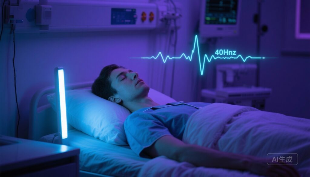 Ánh sáng 40-Hz trong giấc ngủ kích hoạt hoạt động gamma mà không làm gián đoạn giấc ngủ: Một bước khả thi hướng tới các liệu pháp mất trí nhớ không xâm lấn