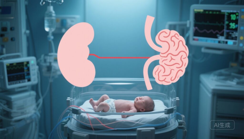 極端に未熟な新生児における急性腎障害は、2歳での死亡または神経発達障害のリスクを高める