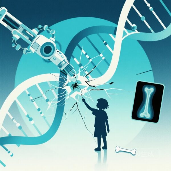 SMARCAL1が新たな骨肉腫の遺伝的素因遺伝子として浮上:大規模研究が小児がんリスクにおけるDNA修復変異を検証