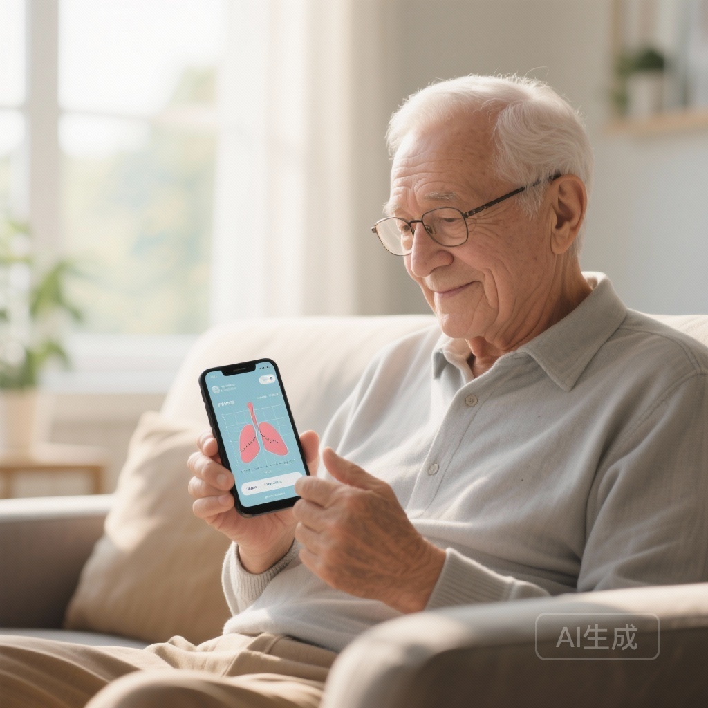 スマートフォンを用いた肺リハビリテーション：慢性呼吸器疾患ケアのギャップを埋めるランダム化制御および実現可能性研究