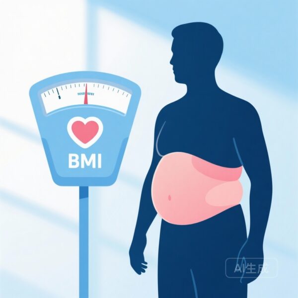 超越体重指数：腹部脂肪在预测HFpEF和HFmrEF结局方面优于BMI