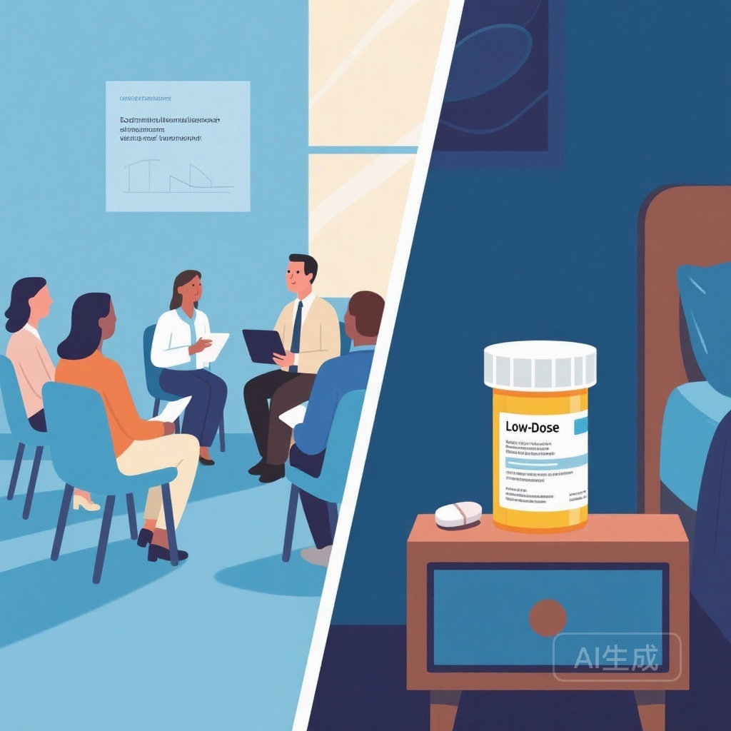 Amitriptyline liều thấp so với CBT-I cho rối loạn giấc ngủ kèm theo: Sự không thua kém về mặt thống kê gặp thực tế lâm sàng Amitriptyline liều thấp so với CBT-I cho rối loạn giấc ngủ kèm theo: Sự không thua kém về mặt thống kê gặp thực tế lâm sàng