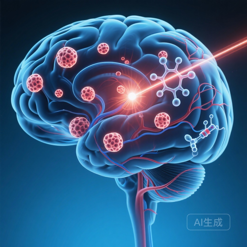 Bevacizumab và Xạ trị Liều phân đoạn Stereo định hình: Một Đột phá Đồng thời cho Di căn Não Phổ biến trong Ung thư Phổi không phải tế bào nhỏ