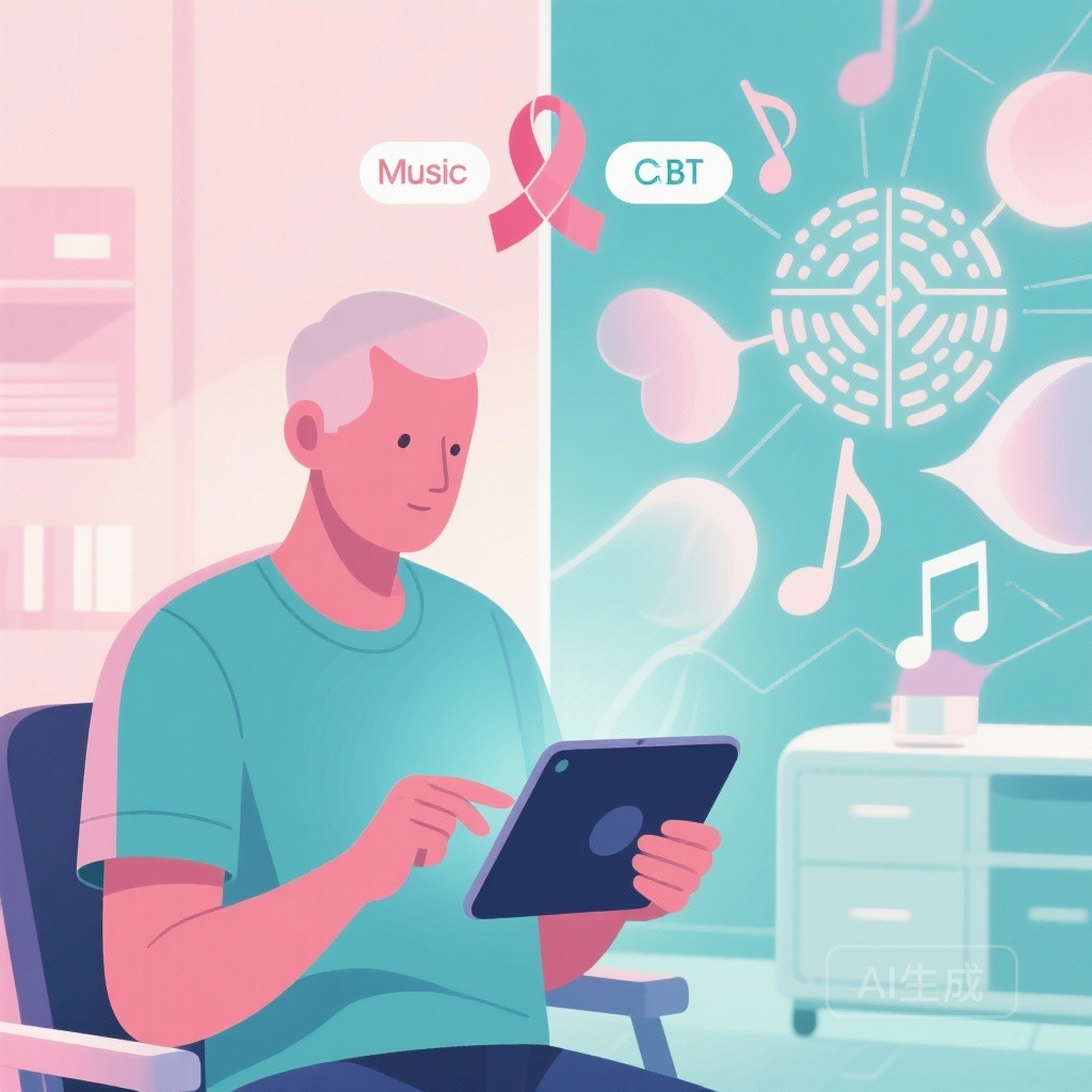 音楽療法が認知行動療法と同等の効果を示す – がんサバイバーの不安管理におけるランダム化試験の結果