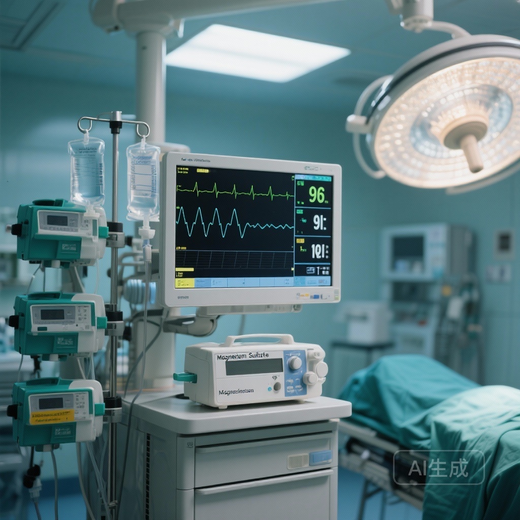 Tiêm sulfat magiê dự phòng ổn định đáng kể huyết động trong quá trình cắt u tế bào sụn