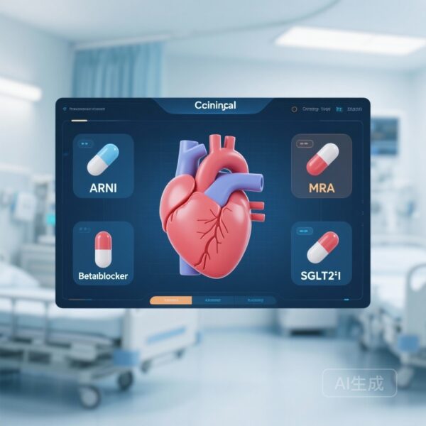 Substantial Residual Risk and High Costs Persist in HFrEF Despite Optimal Quadruple Therapy at Discharge