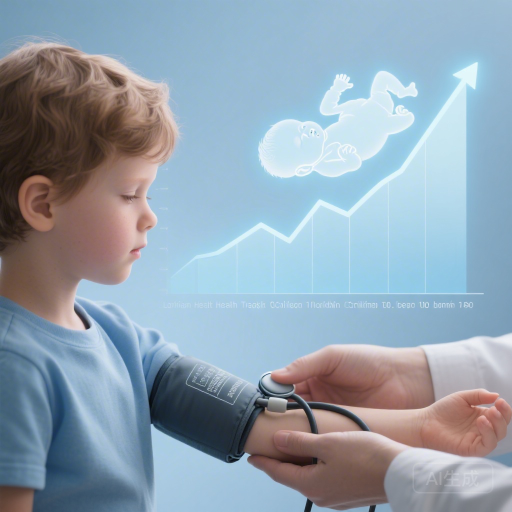 Early Life Origins of Hypertension: Longitudinal Evidence That Blood Pressure Tracks from Birth to School Age