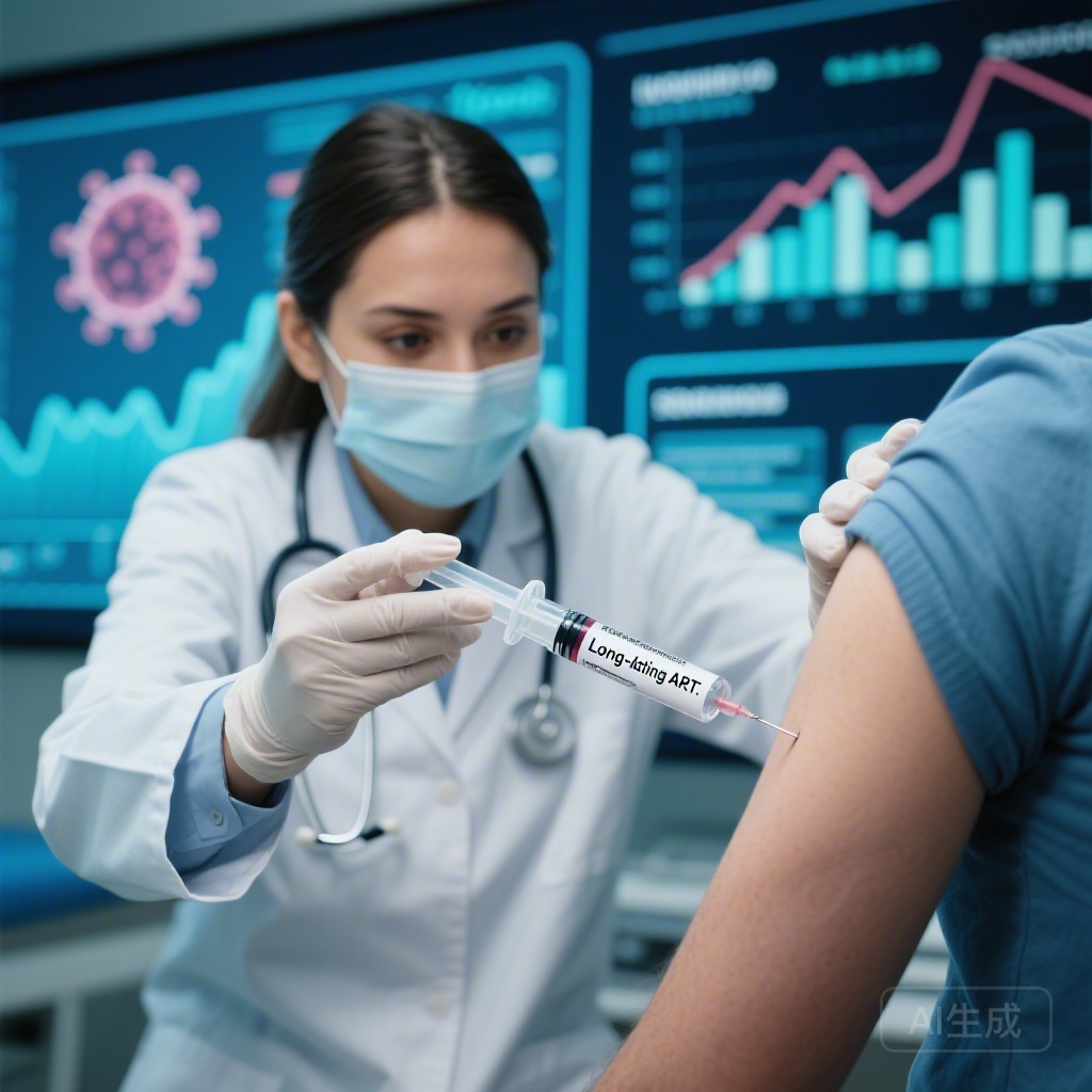 长效注射抗逆转录病毒治疗在HIV依从性挑战患者中优于口服方案:LATITUDE试验的见解