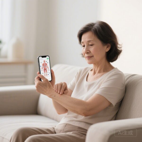 移动应用引导的自我按压：卵巢癌相关疲劳的可扩展解决方案