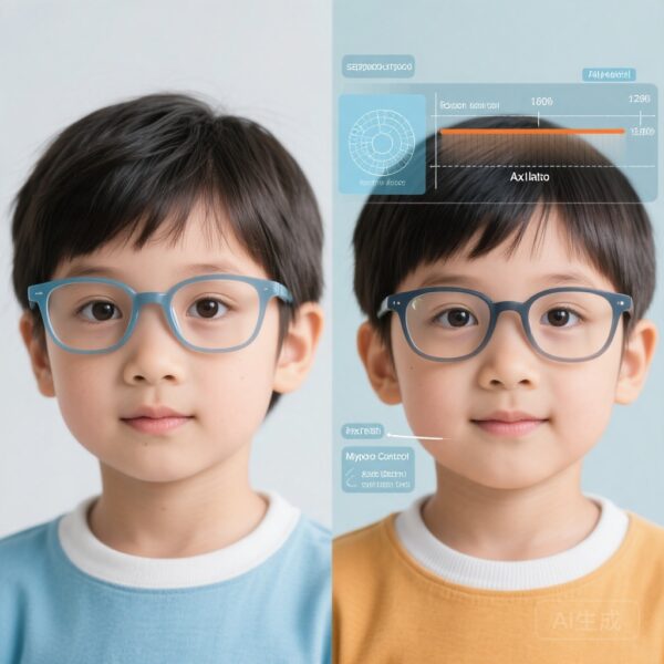 DSDOレンズは小児近視管理における軸長制御に優れた効果を示す：実世界の多施設研究