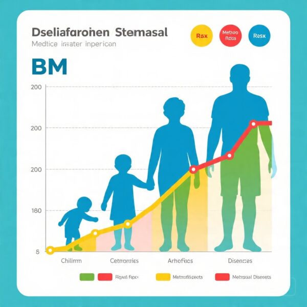 Childhood BMI Trajectories Strongly Predict Adult Metabolic Multimorbidity: A 36-Year Cohort Study Reveals Life-Course Risk Patterns