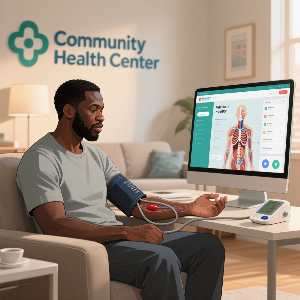 Telehealth Navigation and Remote Blood Pressure Monitoring Were Linked to Better Hypertension Control in Black Patients at Federally Qualified Health Centers