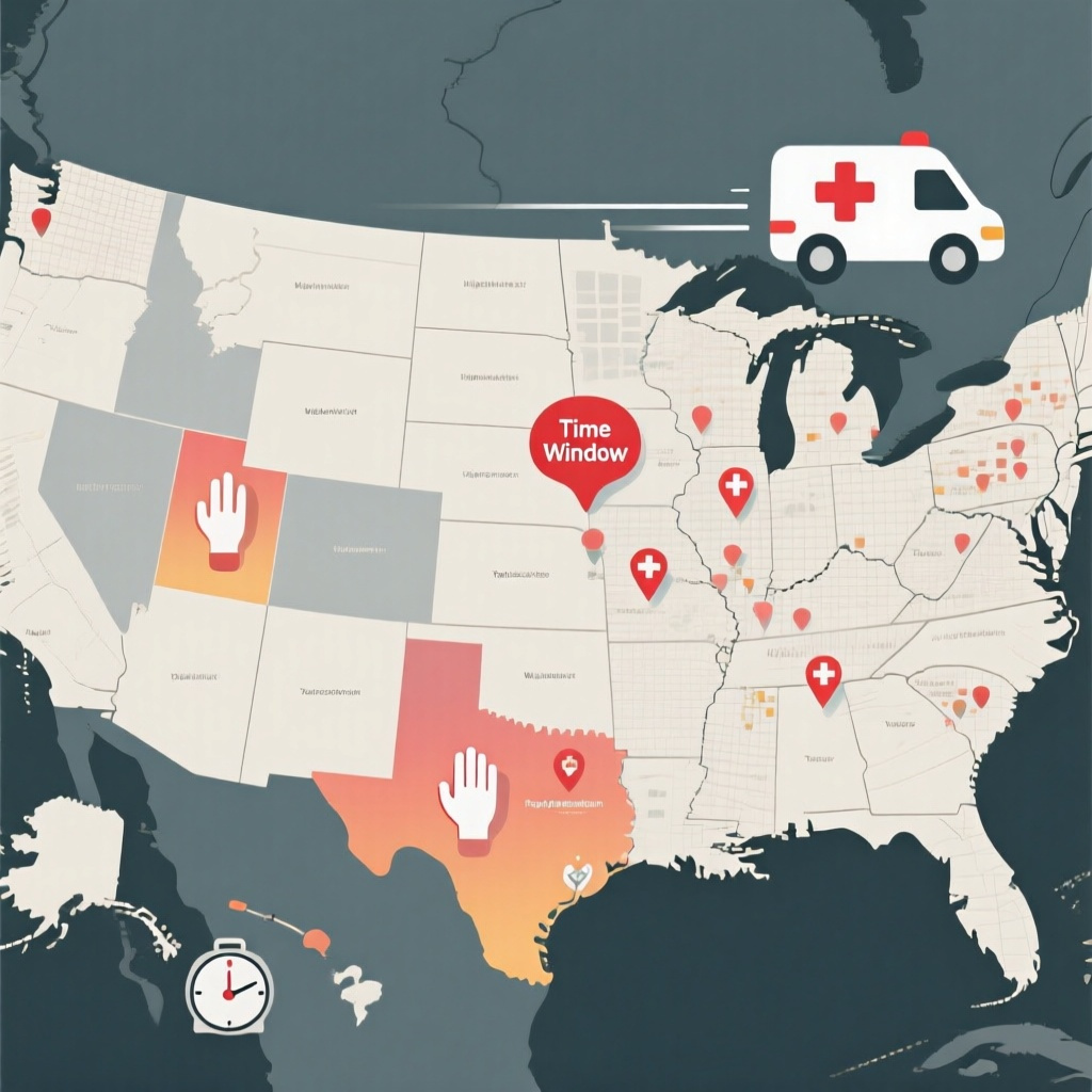 Millions of Americans Still Live Beyond Timely Reach of Registered Replantation Centers
