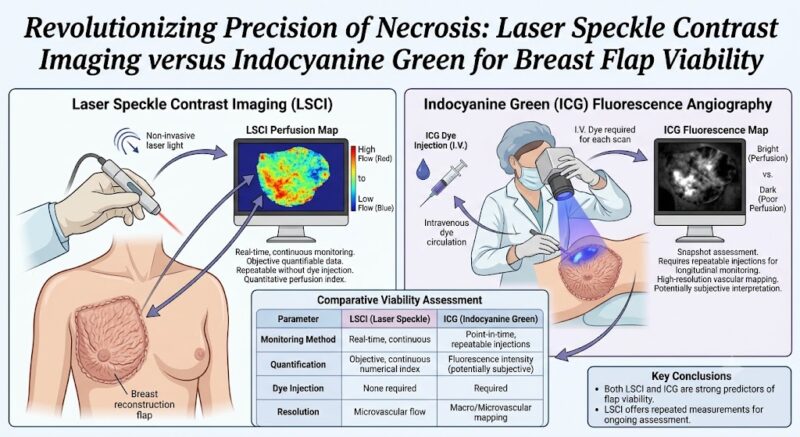Advancing Breast Flap Viability Assessment: Laser Speckle Contrast Imaging Versus Indocyanine Green Fluorescence