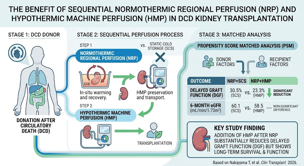 Enhancing Kidney Transplant Outcomes: The Combined Role of Normothermic Regional Perfusion and Hypothermic Machine Perfusion in Donation After Circulatory Death Donors