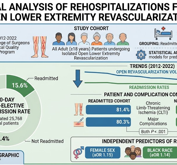 Declining Use But Persistent Readmissions: A National Analysis of Open Lower Extremity Revascularization Outcomes