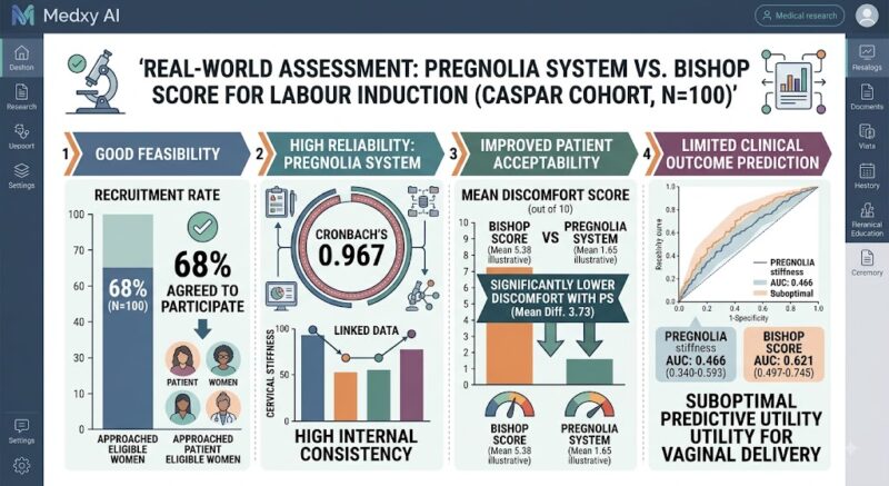 Evaluating Cervical Stiffness Before Labour Induction: Feasibility and Preliminary Insights Using the Pregnolia System