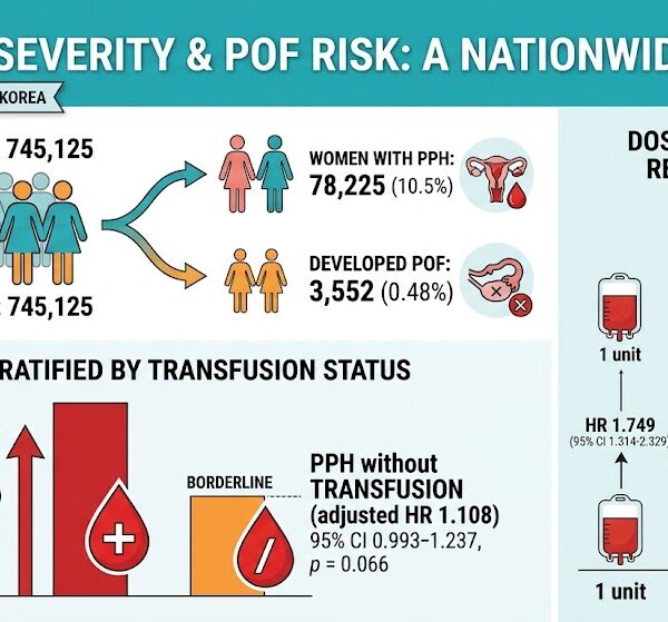 Elevated Risk of Premature Ovarian Failure Following Severe Postpartum Hemorrhage Requiring Blood Transfusion: Insights from a Nationwide Korean Cohort