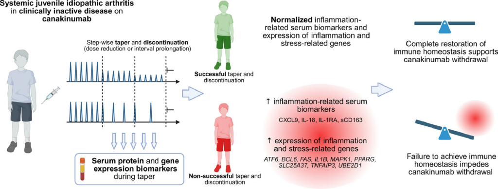 Molecular Biomarkers Predicting Canakinumab Tapering Success in Systemic Juvenile Idiopathic Arthritis