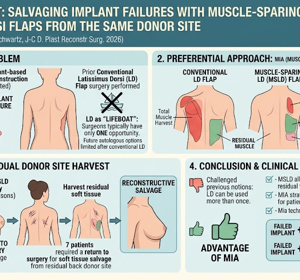 Revisiting the Latissimus Dorsi Donor Site: Muscle-Sparing Flap Offers Repeat Salvage Option in Implant-Based Breast Reconstruction Failures