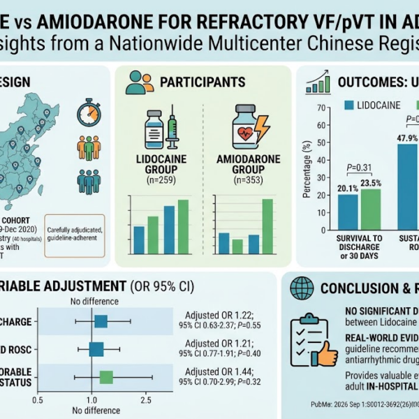 Lidocaine Versus Amiodarone for Refractory Ventricular Fibrillation in Adult In-Hospital Cardiac Arrest: Evidence from a Nationwide Chinese Registry