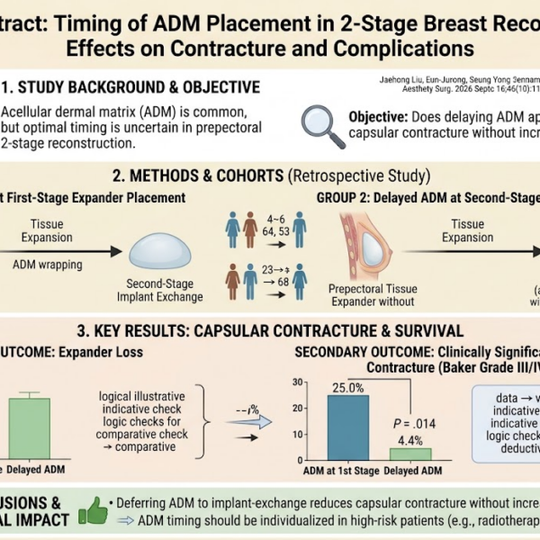 Optimizing Acellular Dermal Matrix Timing in 2-Stage Prepectoral Breast Reconstruction: Balancing Capsular Contracture and Complications