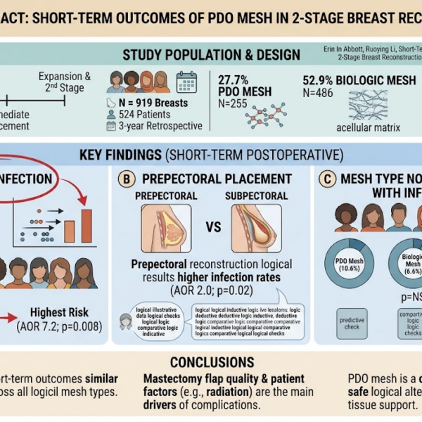Short-Term Outcomes of Polydioxanone Synthetic Mesh in Two-Stage Breast Reconstruction: Insights from a Single-Center Comparative Study