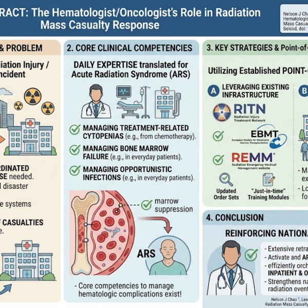 You Are Already Trained for This: Harnessing Hematology-Oncology Expertise in Radiation Mass Casualty Management