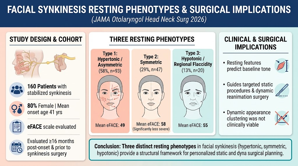 Phenotypic Stratification of Facial Synkinesis Resting States: Implications for Surgical Planning