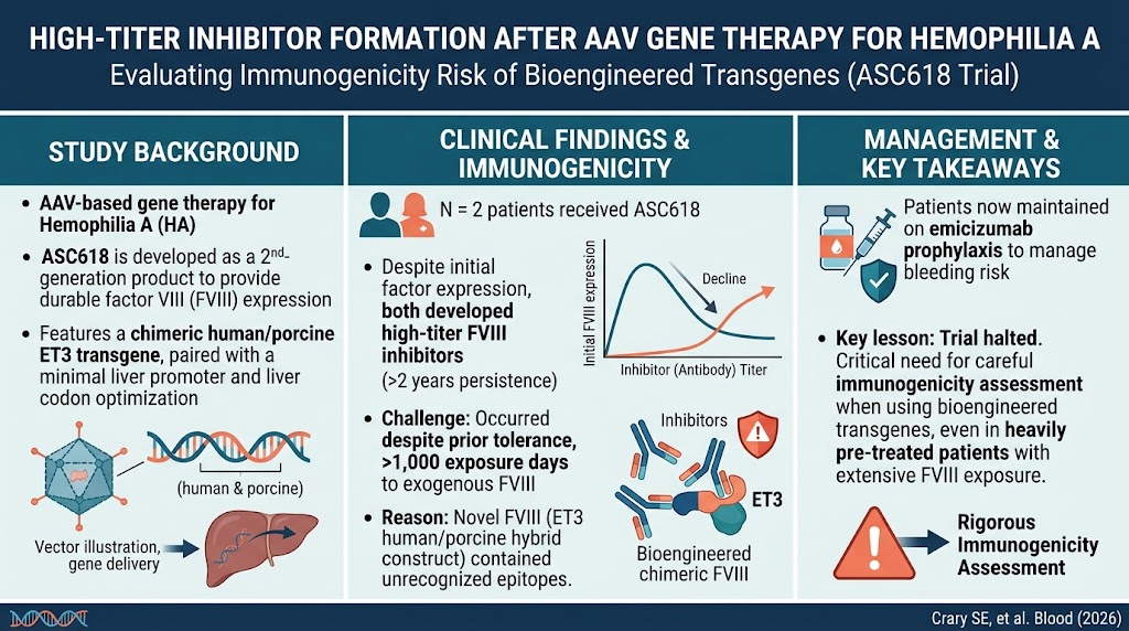 Cases of High-Titer Inhibitor Formation After AAV Gene Therapy for Hemophilia A