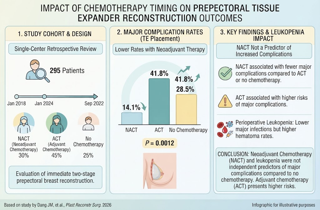 Impact of Neoadjuvant versus Adjuvant Chemotherapy on Outcomes in Prepectoral Tissue Expander Breast Reconstruction After Mastectomy