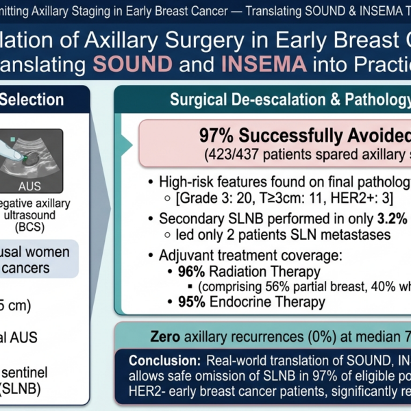 早期乳腺癌腋窝手术减量：SOUND 与 INSEMA 试验在临床实践中的应用