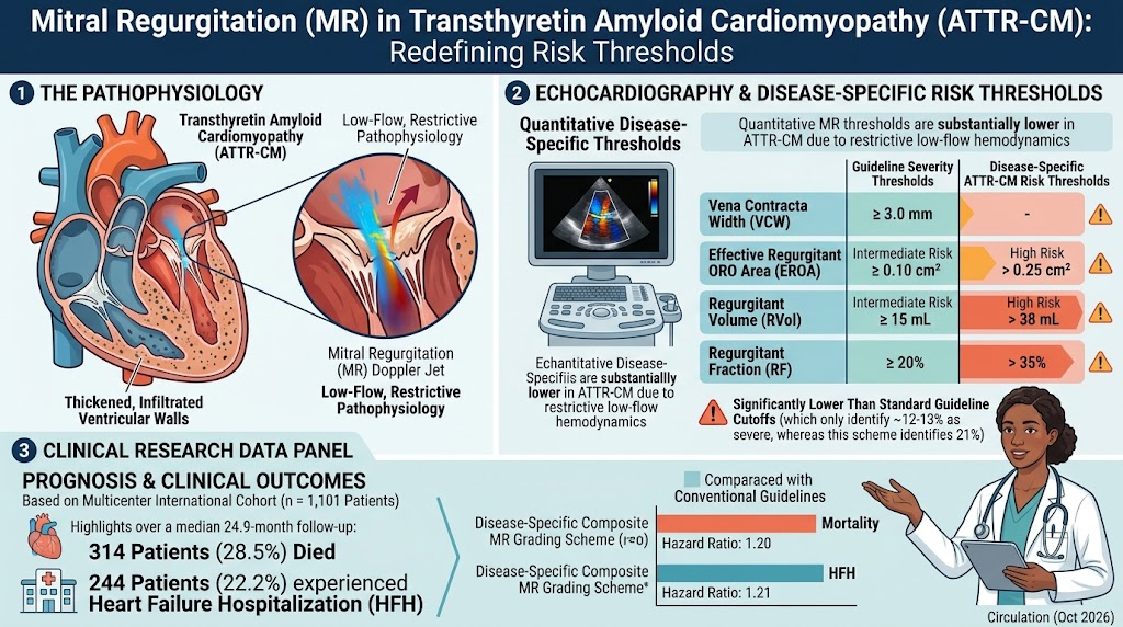 Điều chỉnh lại phương pháp đánh giá hở van hai lá trong bệnh cơ tim do lắng đọng amyloid transthyretin