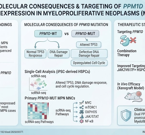 骨髄増殖性腫瘍におけるPPM1D過剰発現を標的化する：分子機序の知見と治療の進展